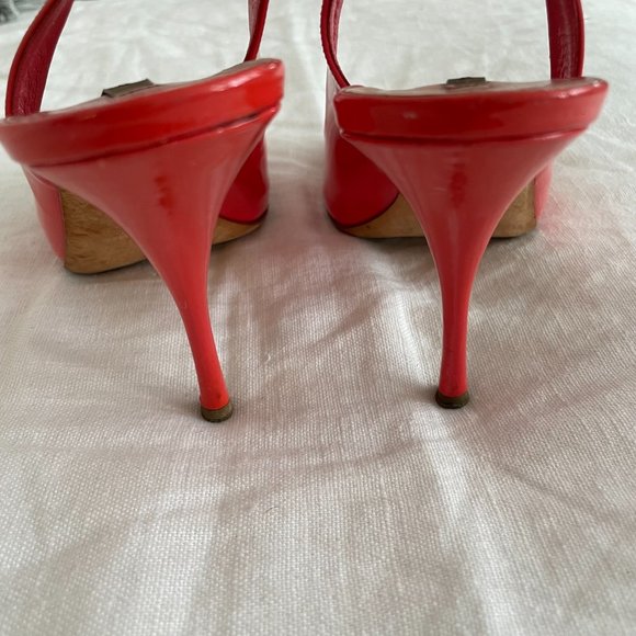 Miu Miu Coral Heel Sandals - Picture 9 of 9